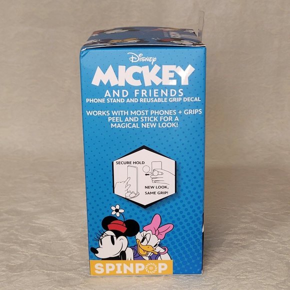 Spinpop Donald Daisy Duck Disney Phone Stand Reusable Cell Grip Decal Feet - Picture 8 of 12